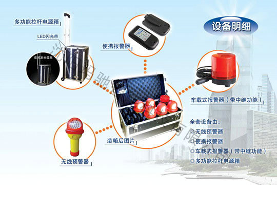 道路交通事故現場車輛闖入報警設備YJ-3